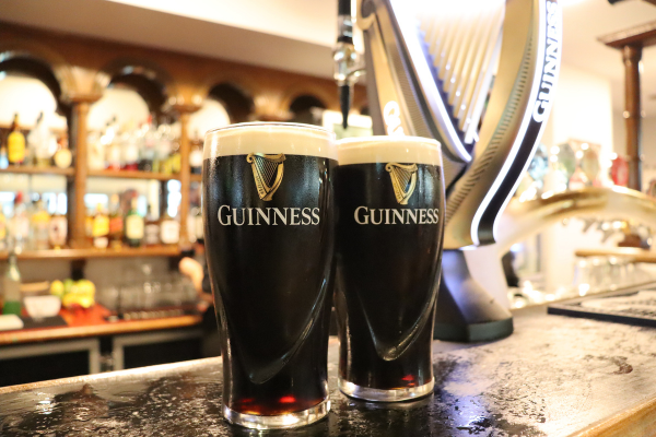 Guinness beer at an Irish Pub in Perth CBD<br />
