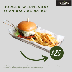 Fenians weekly lunch specials