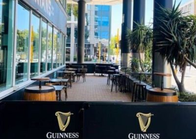 Outside area at Fenians Irish Pub