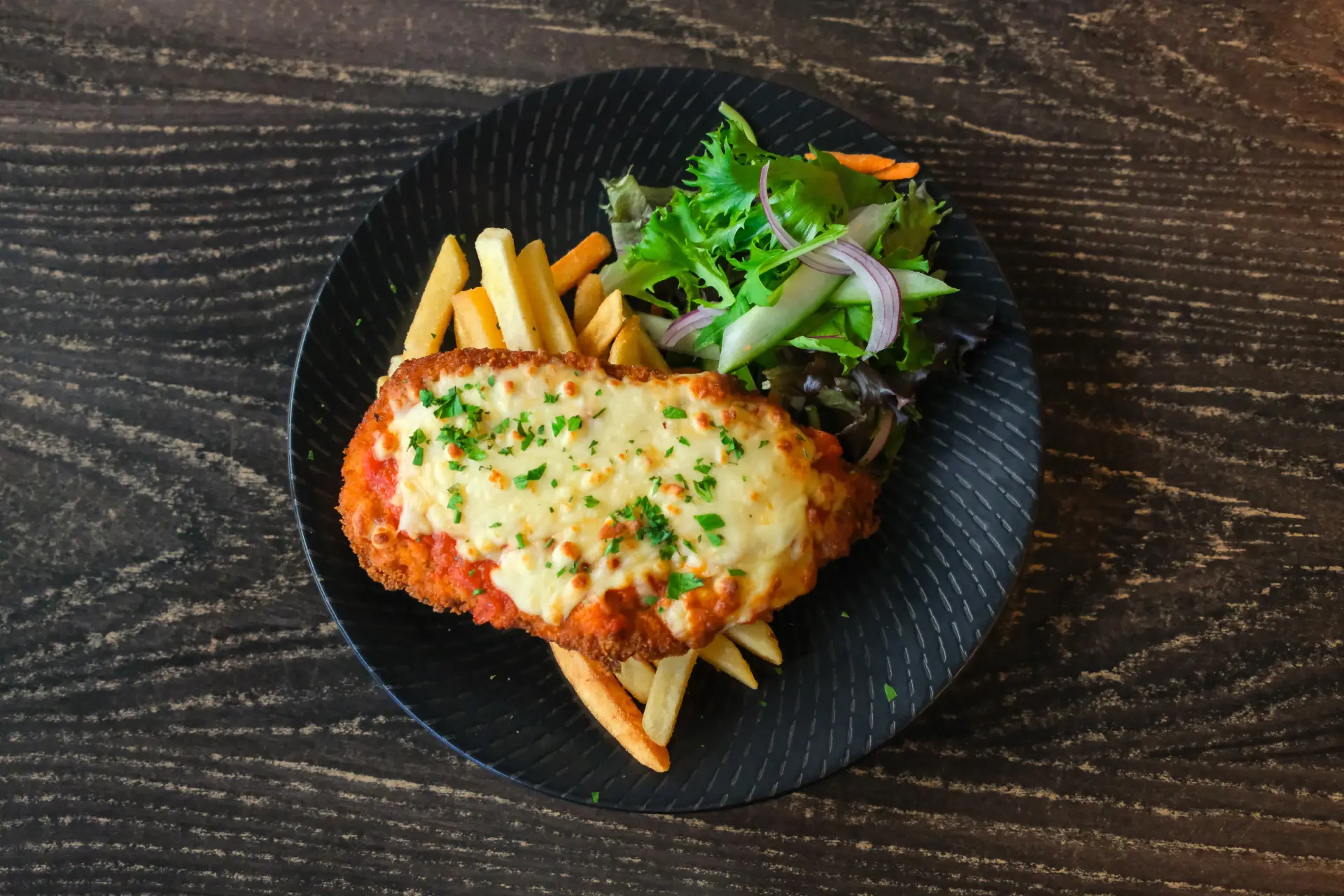 Chicken parmigiana 1 SWEET CHILLI CHICKEN
