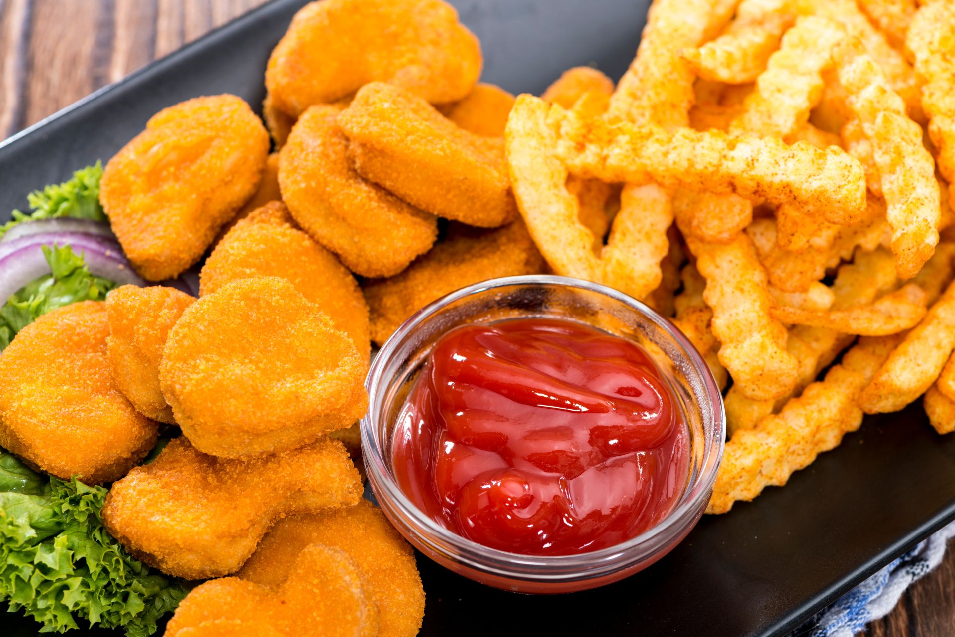 Chicken tender & chips Chicken tender & chips
