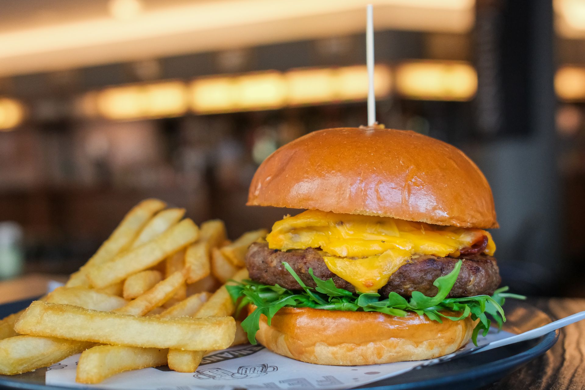 The Beef & Barrel burger (N) The Beef & Barrel burger (N)