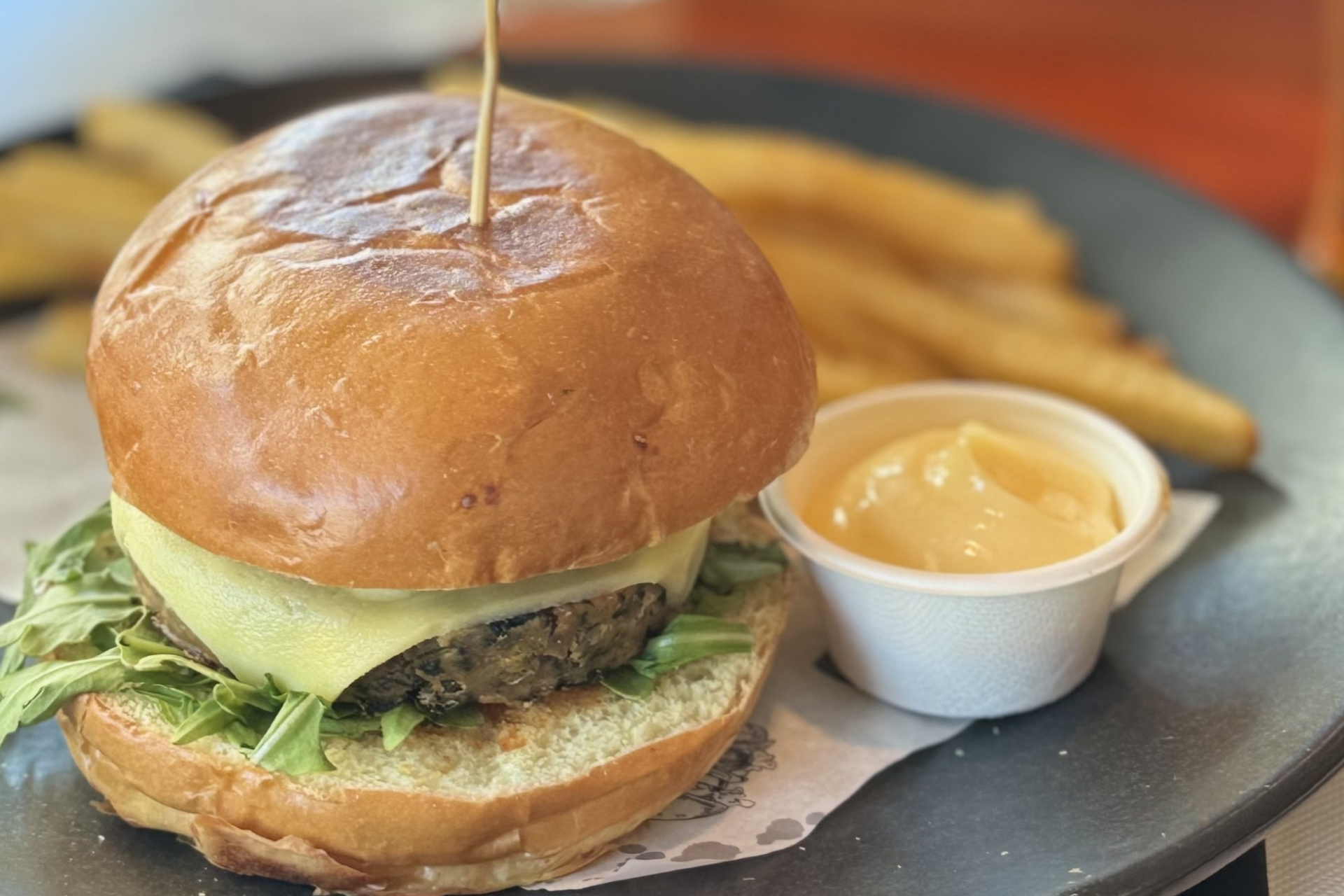 The Beef & Barrel burger (N)