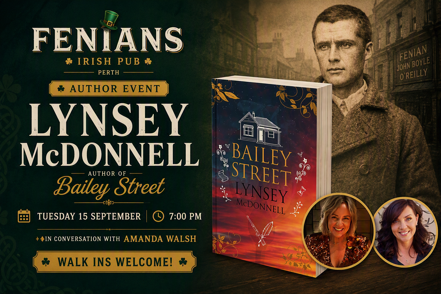 Book Launch at Fenians